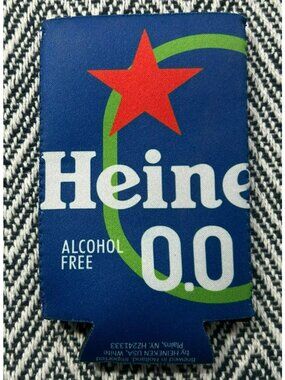 Heineken 0.0 Alcohol-Free Neoprene Can Cooler Sleeve